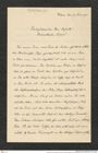 Nachlass Franz Steindachner, Brief von Eduard Graeffe an Franz Steindachner (30.06.1904), Inv.Nr. 173.45, Seite 1